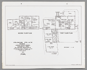 Lawrence Hopkins Memorial Experimental Forest residence floor plan