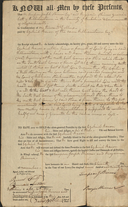 Tompson J. Skinner, Esq. Deed to land in Williamstown