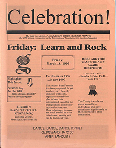 Celebration! The Daily Newsletter of Minnesota Pride '96