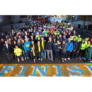 Boston Marathon Attack Survivors at Boston Globe Cover Photo Shoot