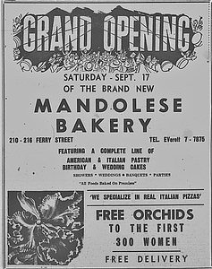 Bakeries - Mandolese's Bakery