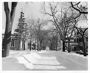 Washington Street after a snow storm