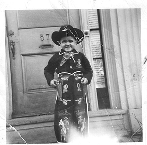 Antonio Leite Loureiro in cowboy costume