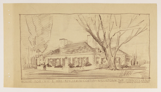 Benjamin F. Coates house, Willistown Township, Penn.