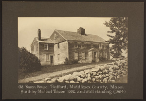 Exterior view of the Bacon house