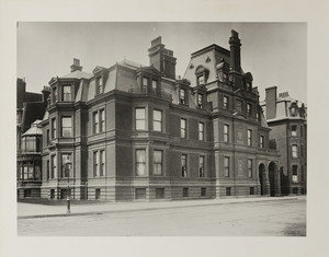 Exterior view of Ames-Webster House, 306 Dartmouth St., corner of Commonwealth Ave., Boston, Mass.