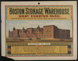 Boston Storage Warehouse, West Chester Park, Boston, Mass.
