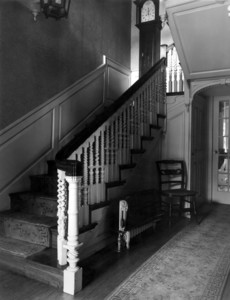 Belcher-Vassal House, 94 Brattle St., Cambridge, Mass., Corridor., Stairwell..