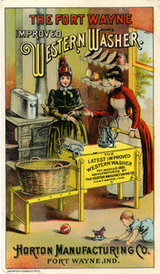 Trade card for the Fort Wayne improved Western Washer