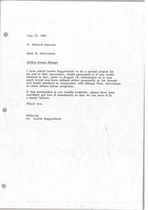 Memorandum from Mark H. McCormack to H. Richard Isaacson