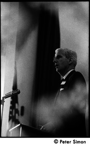 Unidentified speaker at the Martin Luther King memorial service