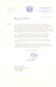 Letter from Soviet Embassy in Ghana to W. E. B. Du Bois