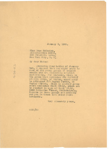 Letter from W. E. B. Du Bois to Rosa McKusick