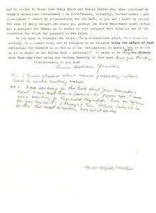 Letter from Anna Melissa Graves to Dr. and Mrs. Du Bois