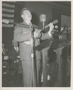 Arthur Godfrey performing at Institute Day