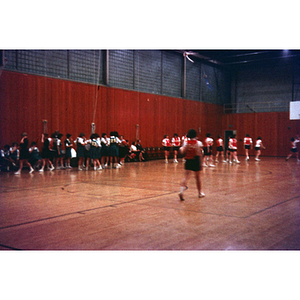 Women's Phys. Ed. Class, Cabot Gym, 1964