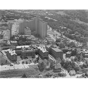 Roxbury, Parker Hill Robert Brigham Hospital and the area, Boston, MA