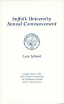 2004 Suffolk University commencement program, Law School