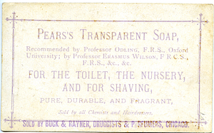 Pears's transparent soap