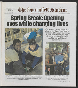 The Springfield Student (vol. 131, no. 20) Mar. 30, 2017