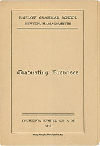 Bigelow School Graduation program