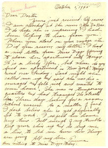 Letter from Emma Groves to W. E. B. Du Bois - Digital Commonwealth