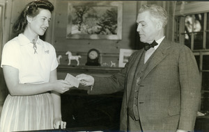 Hugh P. Baker with female student