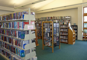 Clarksburg Town Library, Clarksburg, Mass.: view of bookstacks