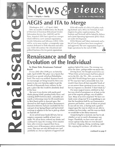 Renaissance News & Views Vol. 12, No. 5 (May, 1998)