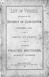 List of vessels belonging to the district of Gloucester (1886)
