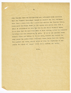 Statement by Citizens National Committee for Sacco and Vanzetti concerning William Allen White, August 19, 1927