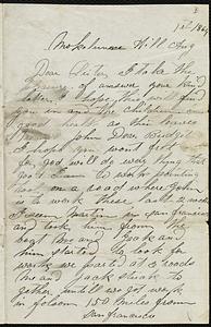 Letter from John Lally to his sister, Bridgett Lally, August 1, 1864