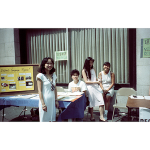 Voter registration table