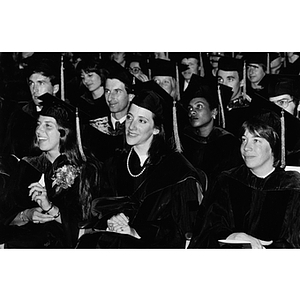 School of Law students at commencement