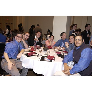 Student Government Association members at the Student Activities Banquet