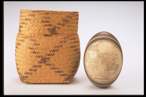 Basket with Emu Egg