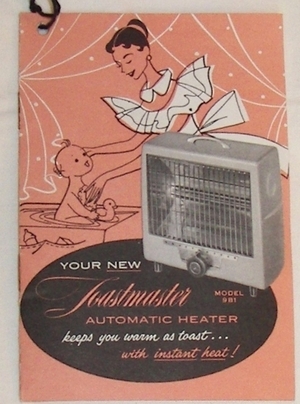 Instruction Booklet for the Toastmaster Automatic Heater