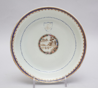 Armorial soup plate