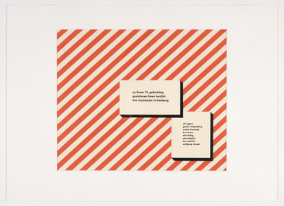 Walter Gropius Birthday Card