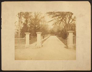 Entrance to Hillside, 1875