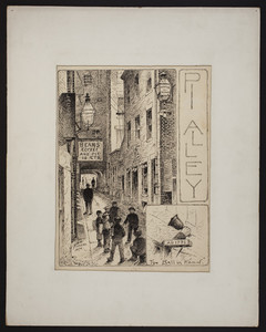 Pi Alley, The Bell in Hand, Boston, Mass., 1890