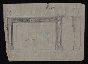 Inch Scale of Mantel, undated