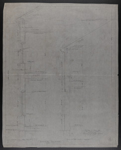 Typical Sections, Drawings of House for Mrs. Talbot C. Chase, Brookline, Mass., Nov. 26, 1929