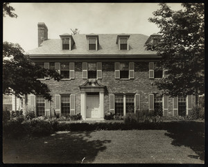 Exterior view of Jackson house, Chestnut Hill, Mass.