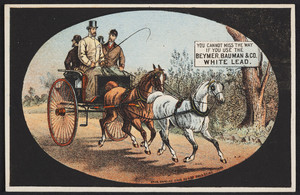 Trade card for Beymer, Bauman & Co. White Lead, location unknown, undated