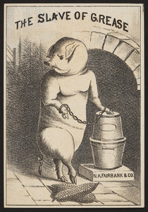 Trade card for N.K. Fairbank & Co's. Pure Lard Oil, location unknown, undated