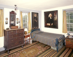 Interior view of Cogsell's Grant, northeast chamber, Essex, Mass., undated
