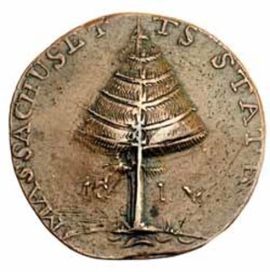 Massachusetts Pine Tree penny