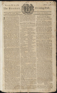 The Boston Evening-Post, 15 July 1765
