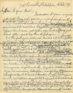 Letter from Benjamin Smith Lyman to Professor Marsh